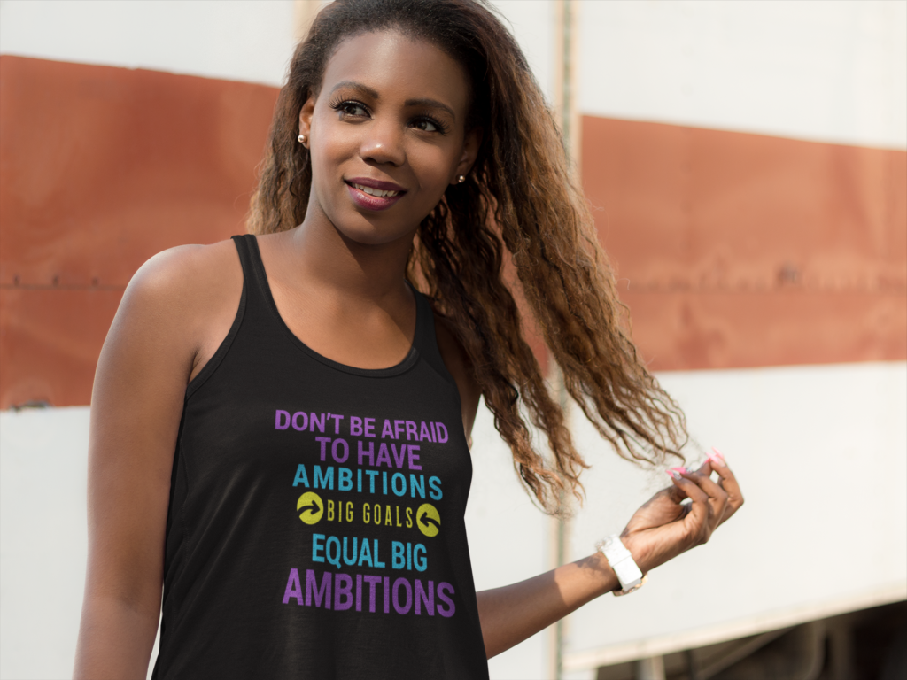 20 FitFemme Racerback Tank Dont be afraid