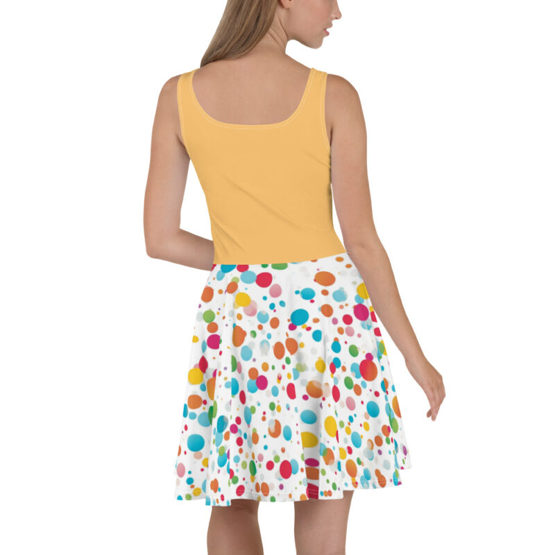 PlayfulTwirl Skater Dress - Image 3