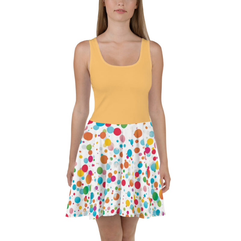 PlayfulTwirl Skater Dress