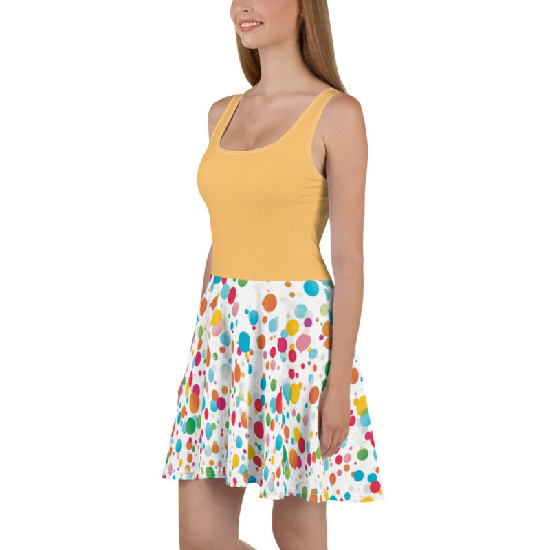 PlayfulTwirl Skater Dress - Image 4