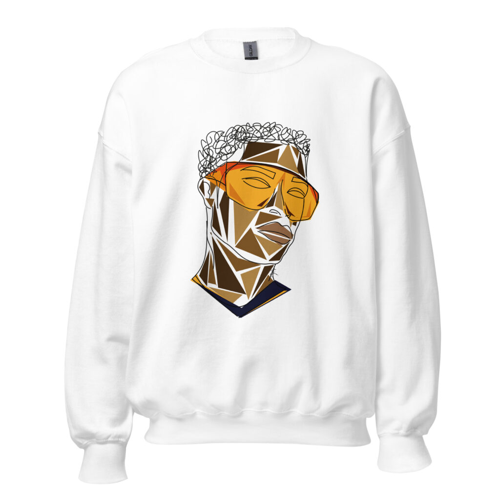unisex crew neck sweatshirt white front 65c54d043568f