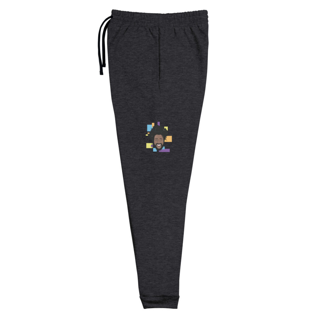 unisex joggers black heather left leg 65ccfcea1ecaf