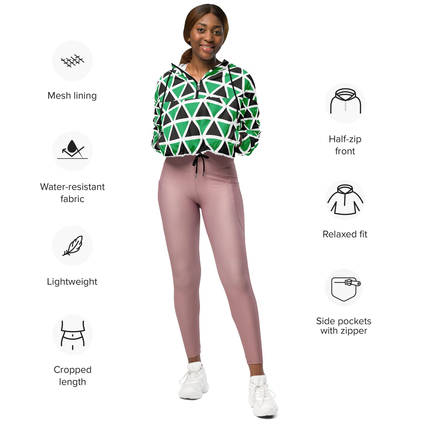 SunChase Crop Windbreaker - Image 2